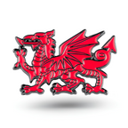 Y Ddraig Goch Welsh Wales Red Dragon Pin Badge