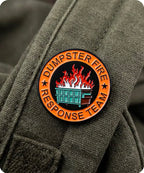 Dumpster Fire Response Team Enamel Pin Badge