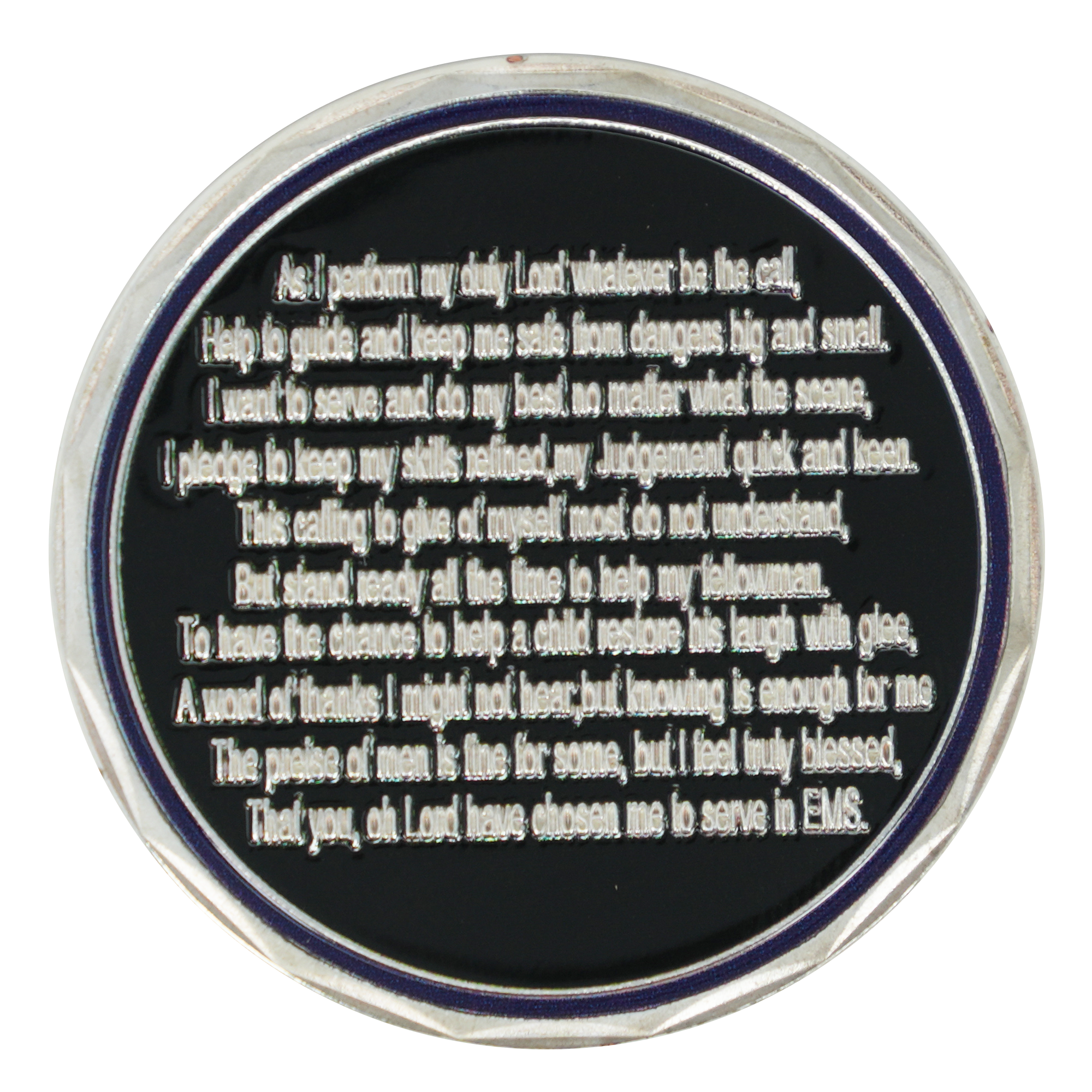 Emergency Medical Service Commemorative Coin – EMS Prayer Edition