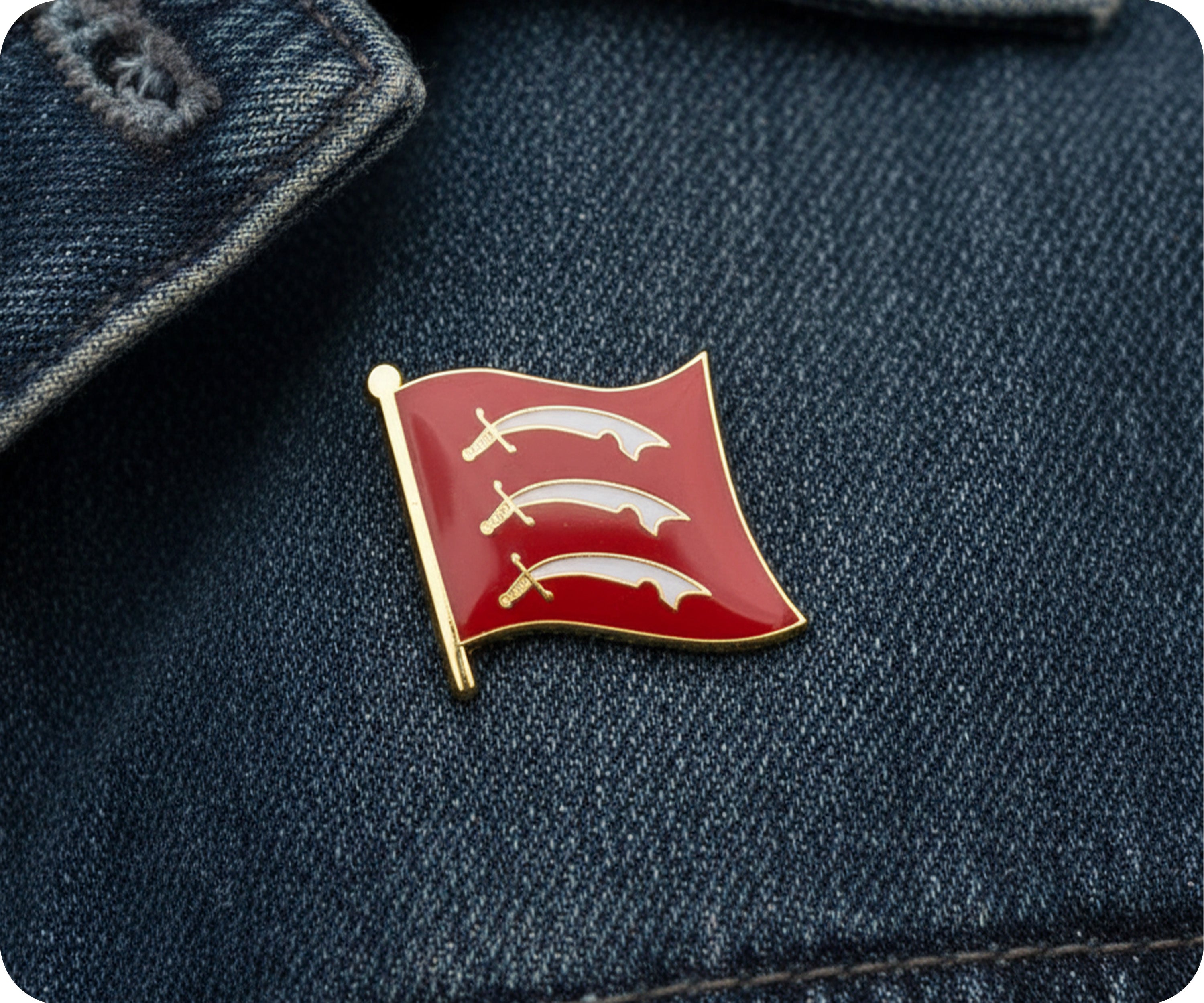 Pin con la bandera del condado de Essex Imagen secundaria del producto