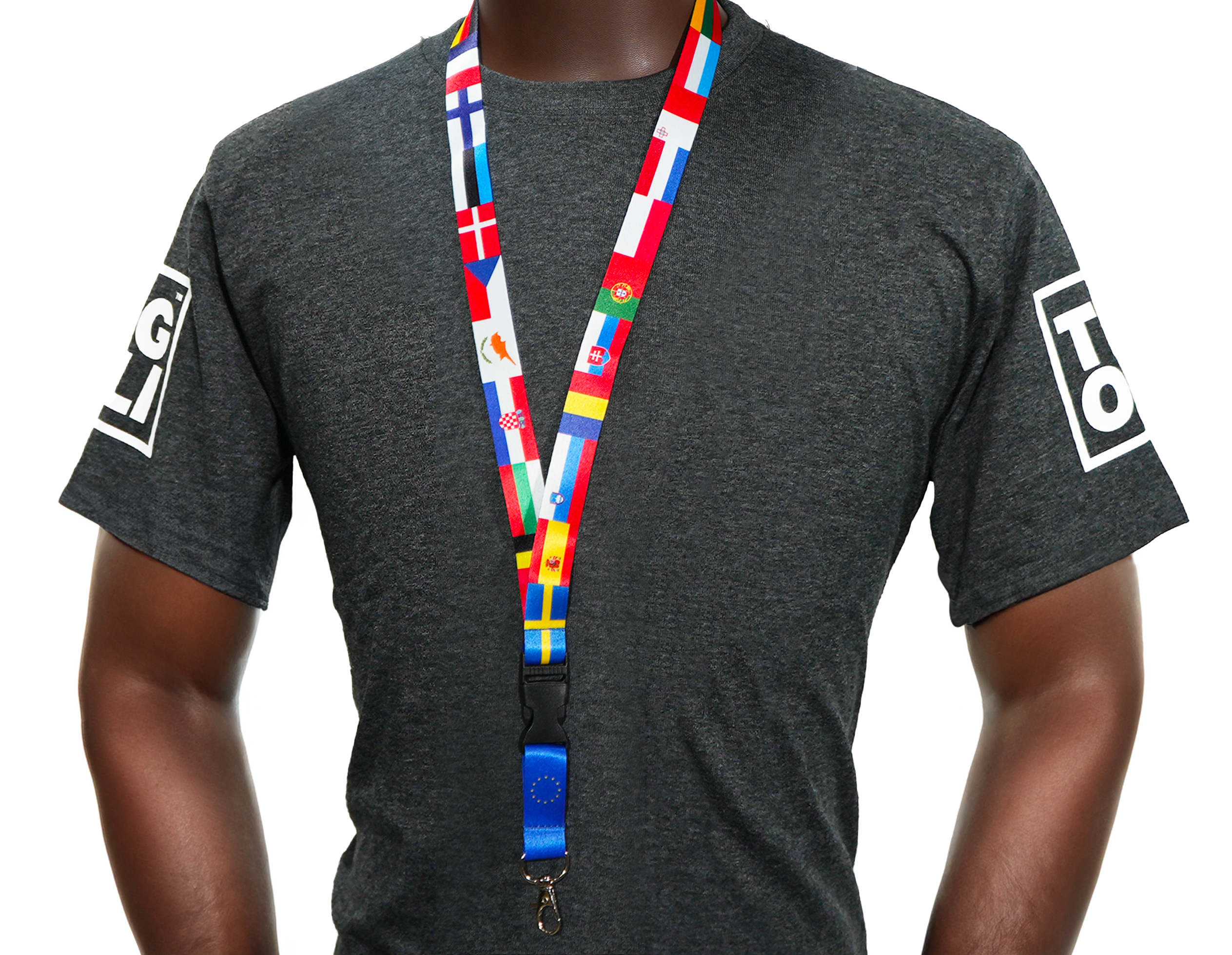 European Union Diplomat Europe Flags Lanyard Secondary image