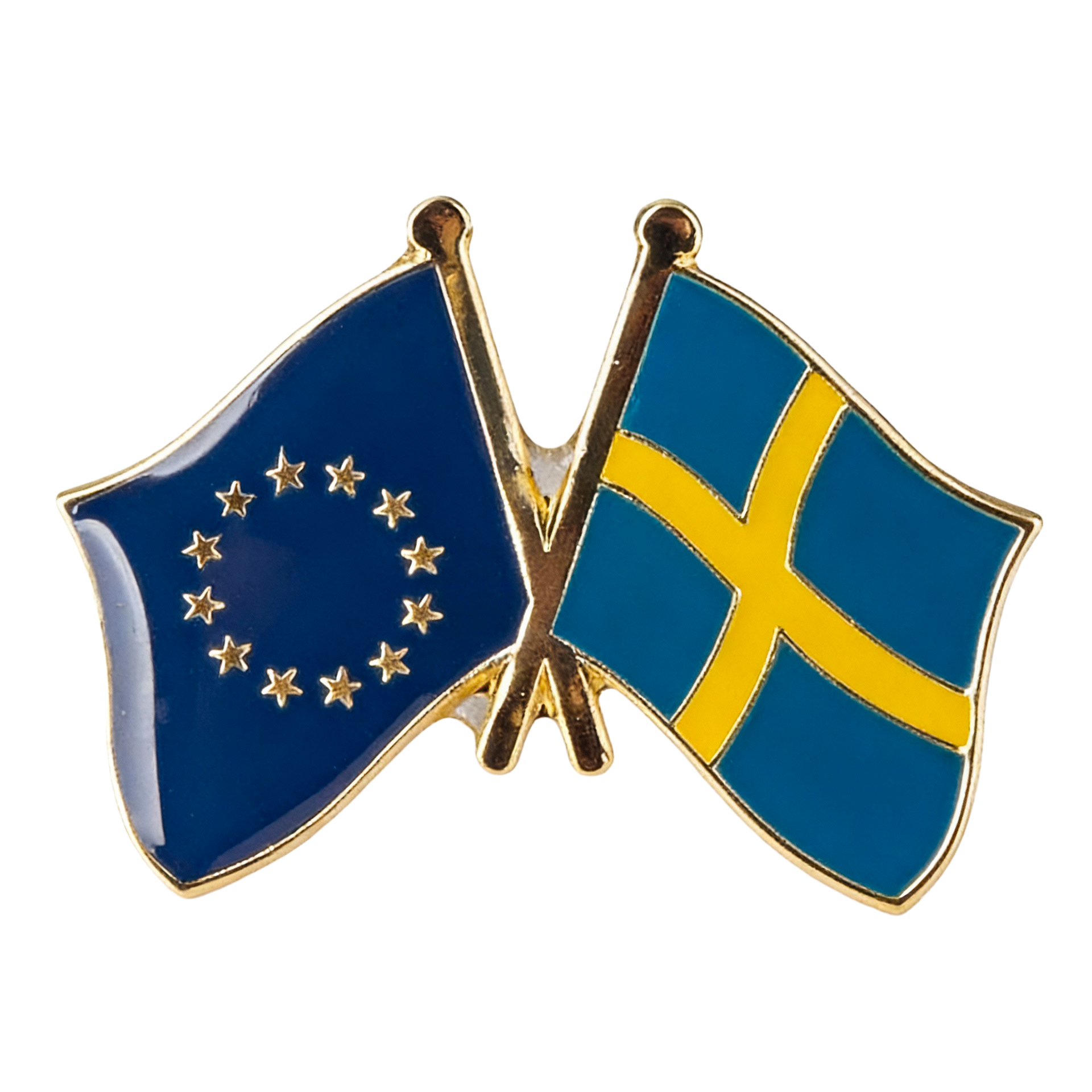 Pin de amistad entre la Unión Europea y Suecia Imagen principal del producto
