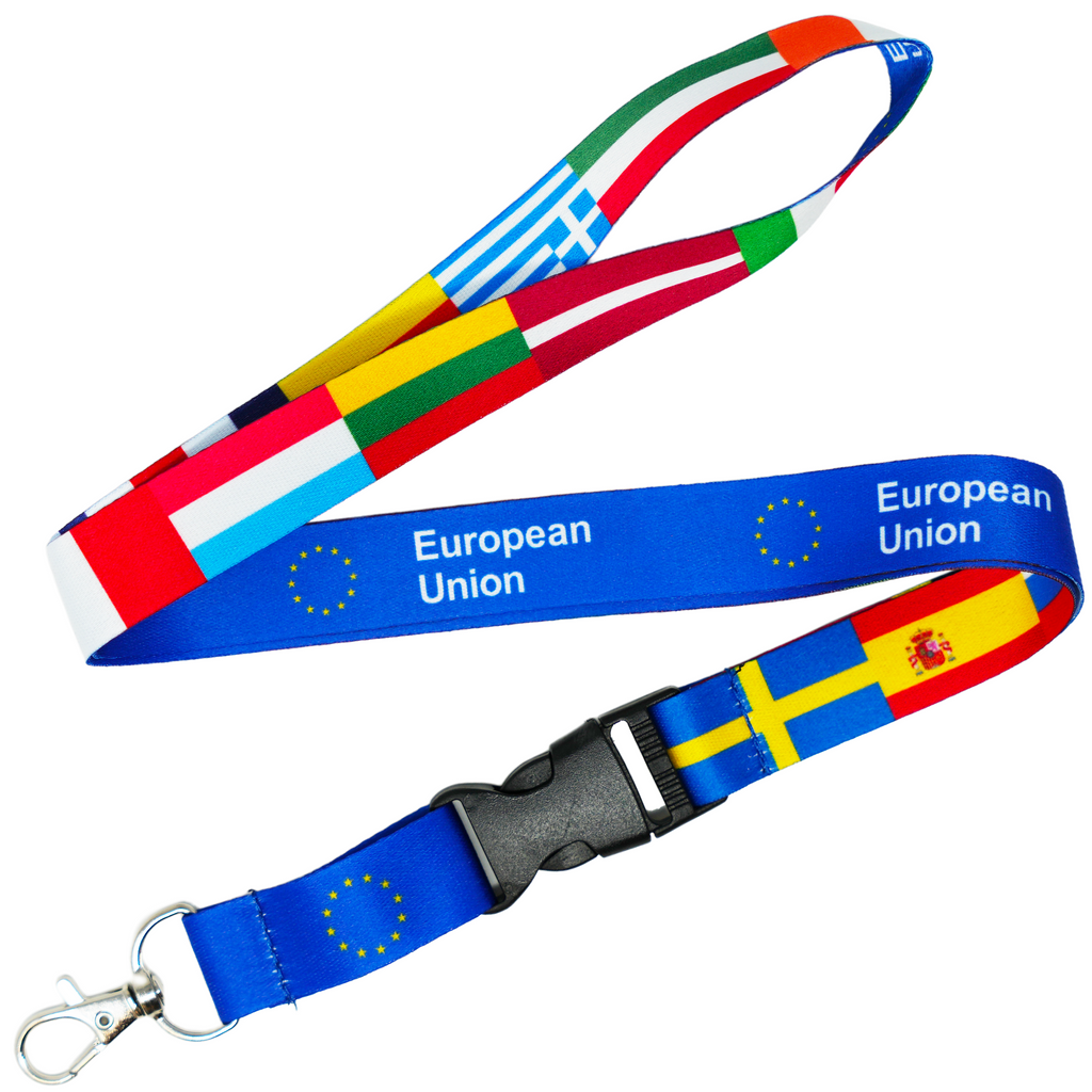 European Union Diplomat Europe Flags Lanyard
