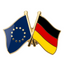 European Union (EU) & Germany Friendship Pin Badge