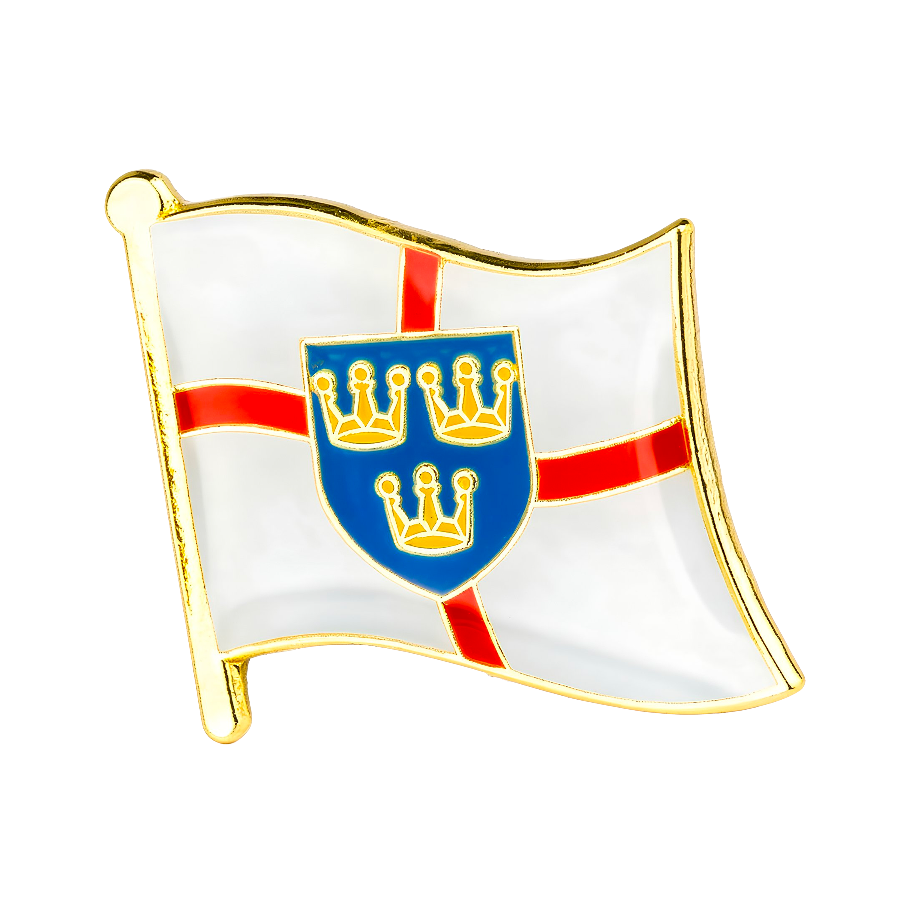 Insignia con la bandera del condado inglés regional de East Anglia  Imagen principal del producto