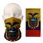 Braga de cuello con la bandera de Ecuador - Polaina de cuello transpirable para cubrir el rostro