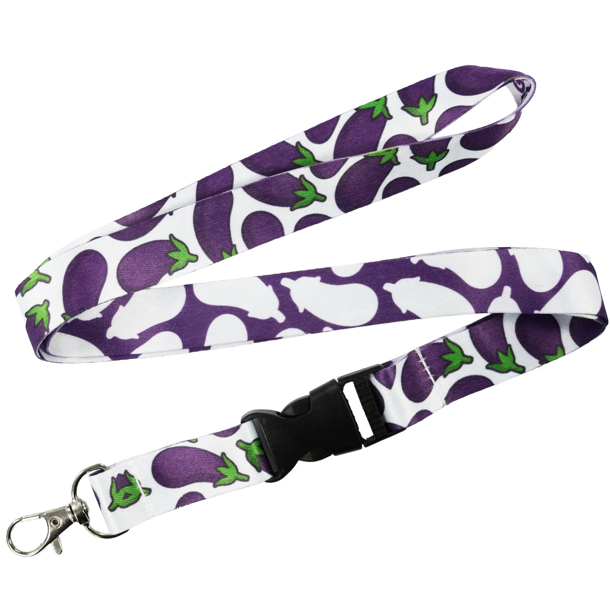 Egg Plant Aubergine Lanyard Main image