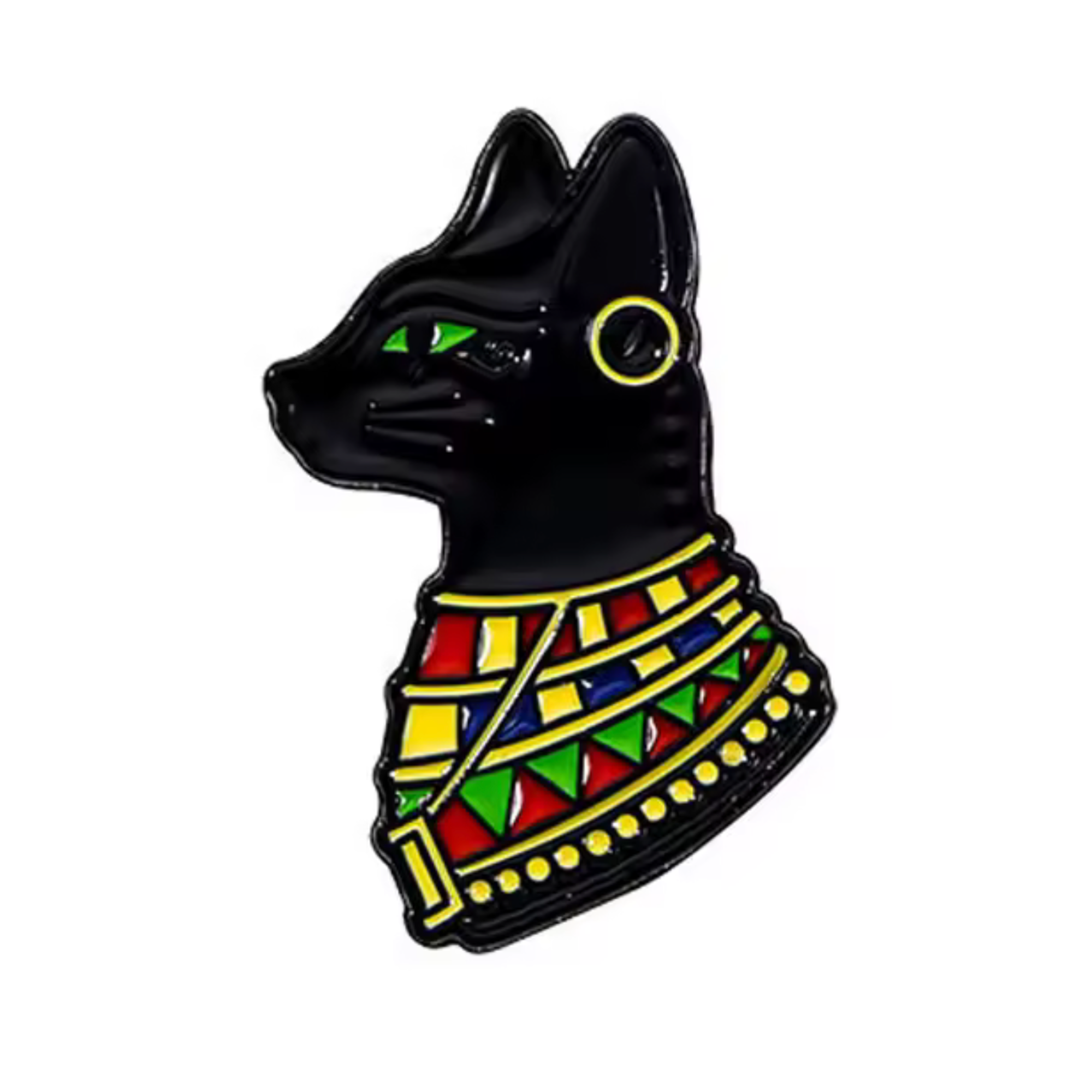 Pin con cabeza de gato egipcio Imagen principal del producto