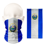 Cubre Cuello Bandera El Salvador – Mascarilla Transpirable Braga Cuello Cubre Rostro