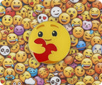 Emoji Face & Love Heart Pin Badge