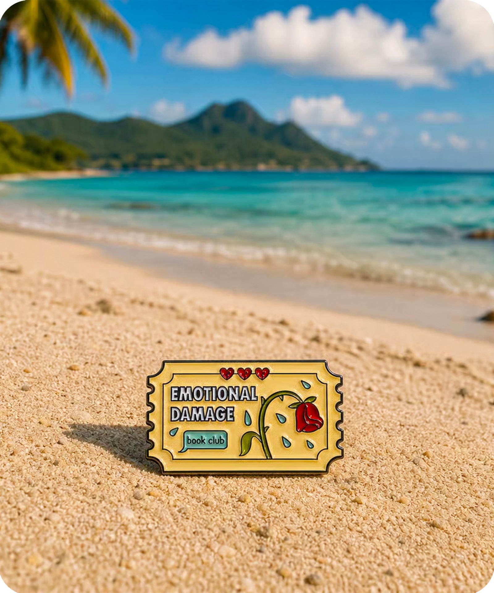 Emotional Damage Book Club Enamel Pin Badge