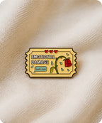 Emotional Damage Book Club Enamel Pin Badge