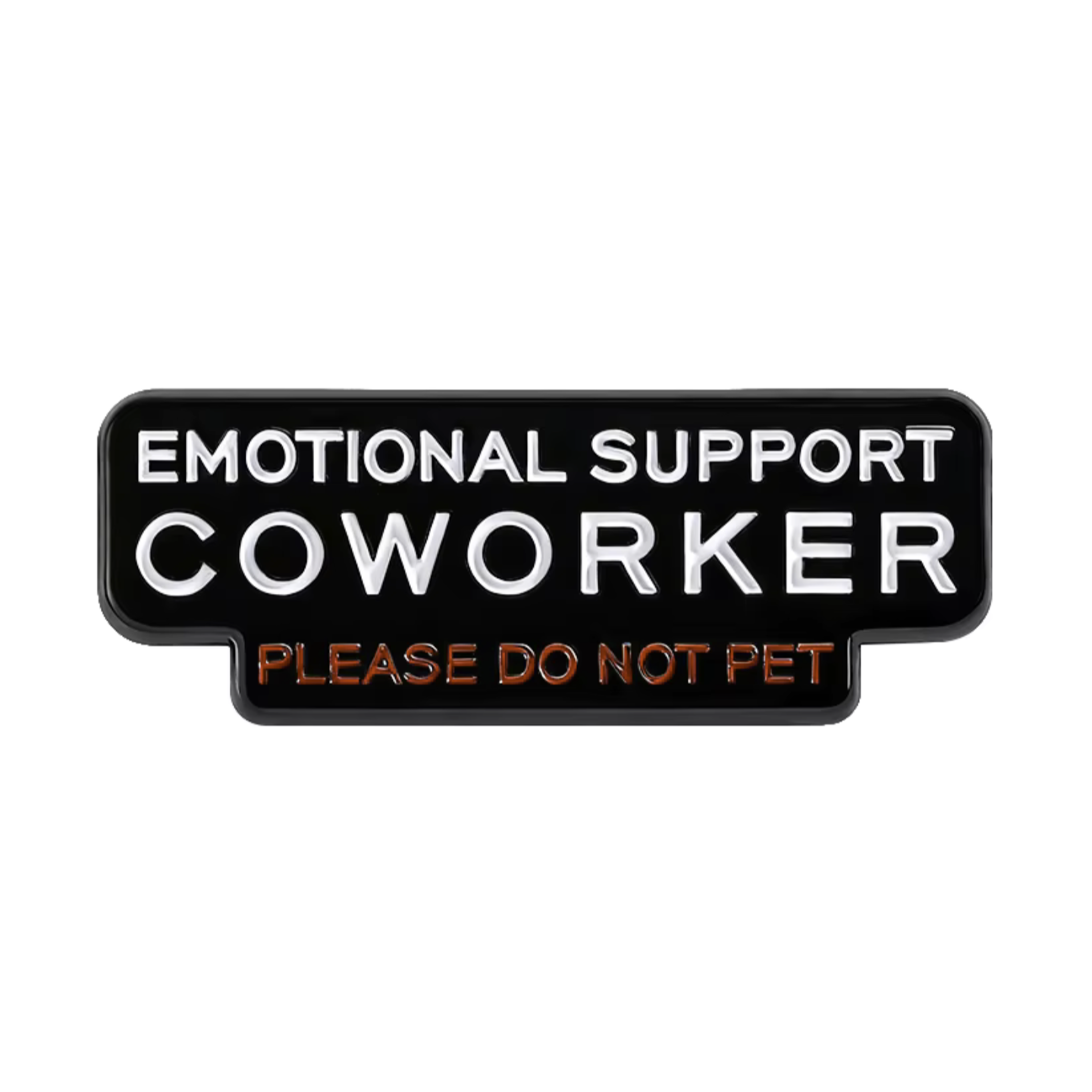 Pin de coleccionista "Compañero de trabajo de apoyo emocional" Imagen principal del producto