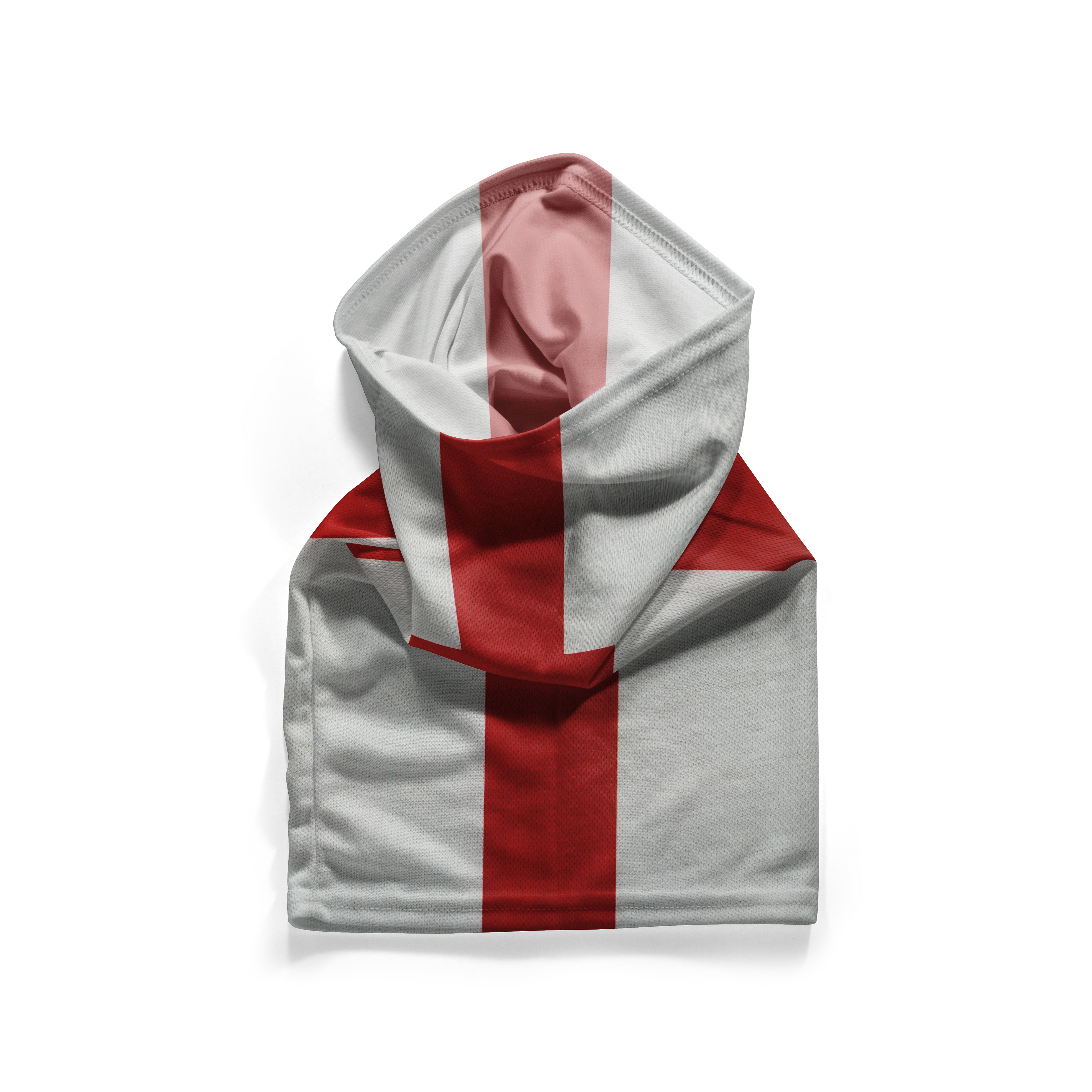 Braga para cuello con la bandera de San Jorge de Inglaterra - Mascarilla transpirable para el cuello