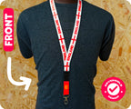 England Flag St George Cross Lanyard