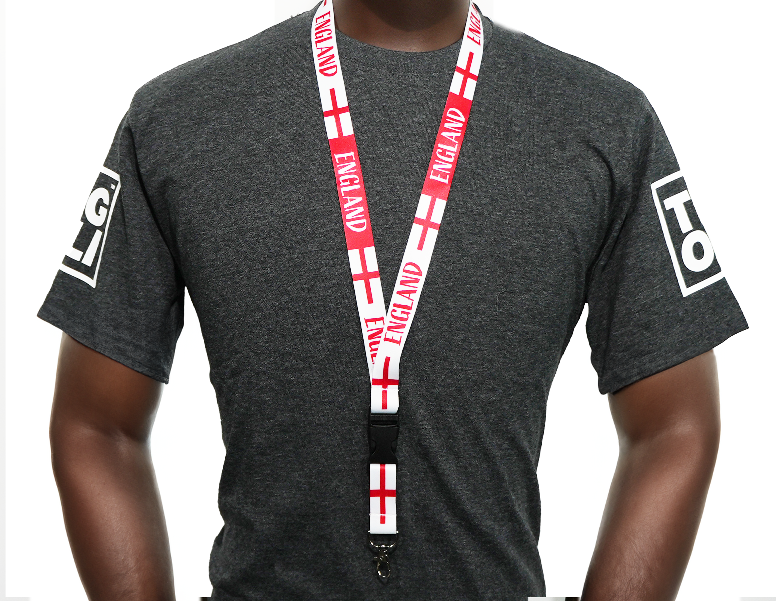 England St George Cross Flag Lanyard Secondary image
