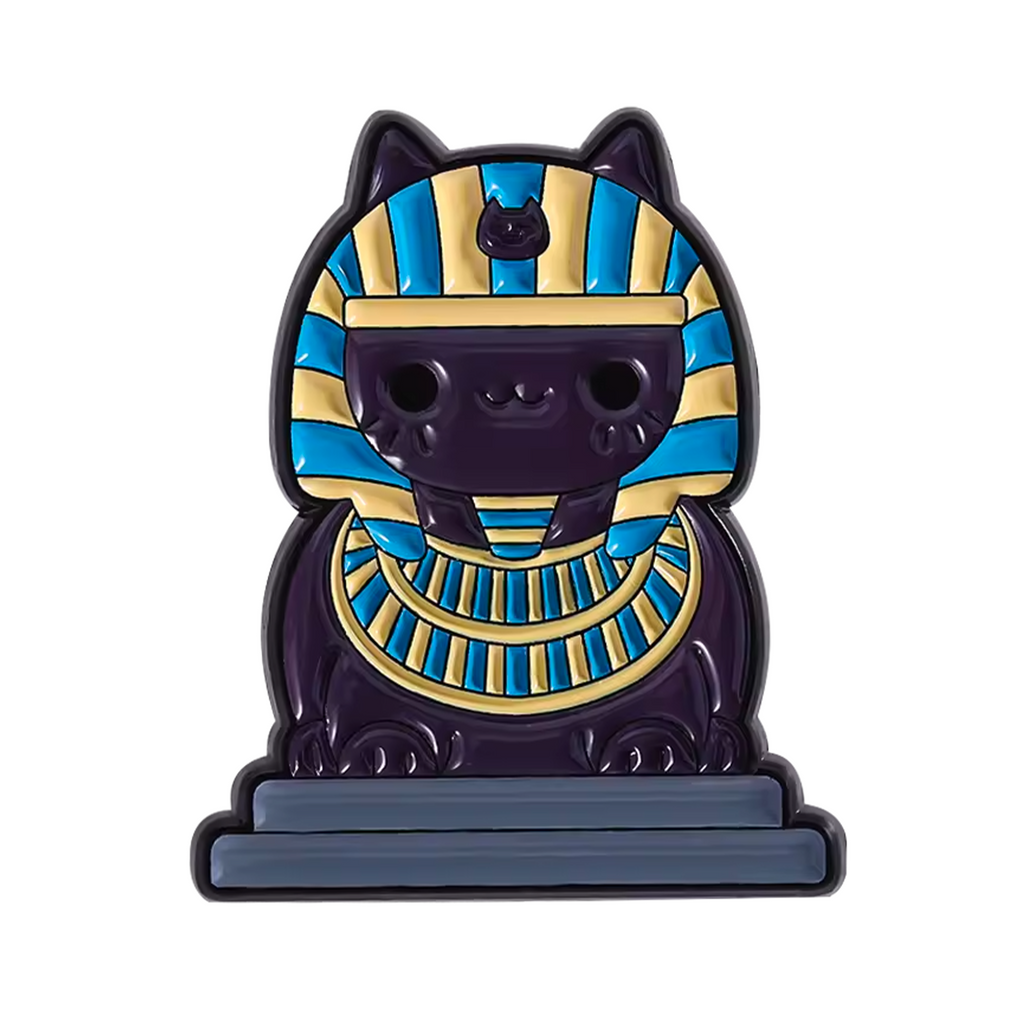 Pin divertido de gato Cleo de Egipto