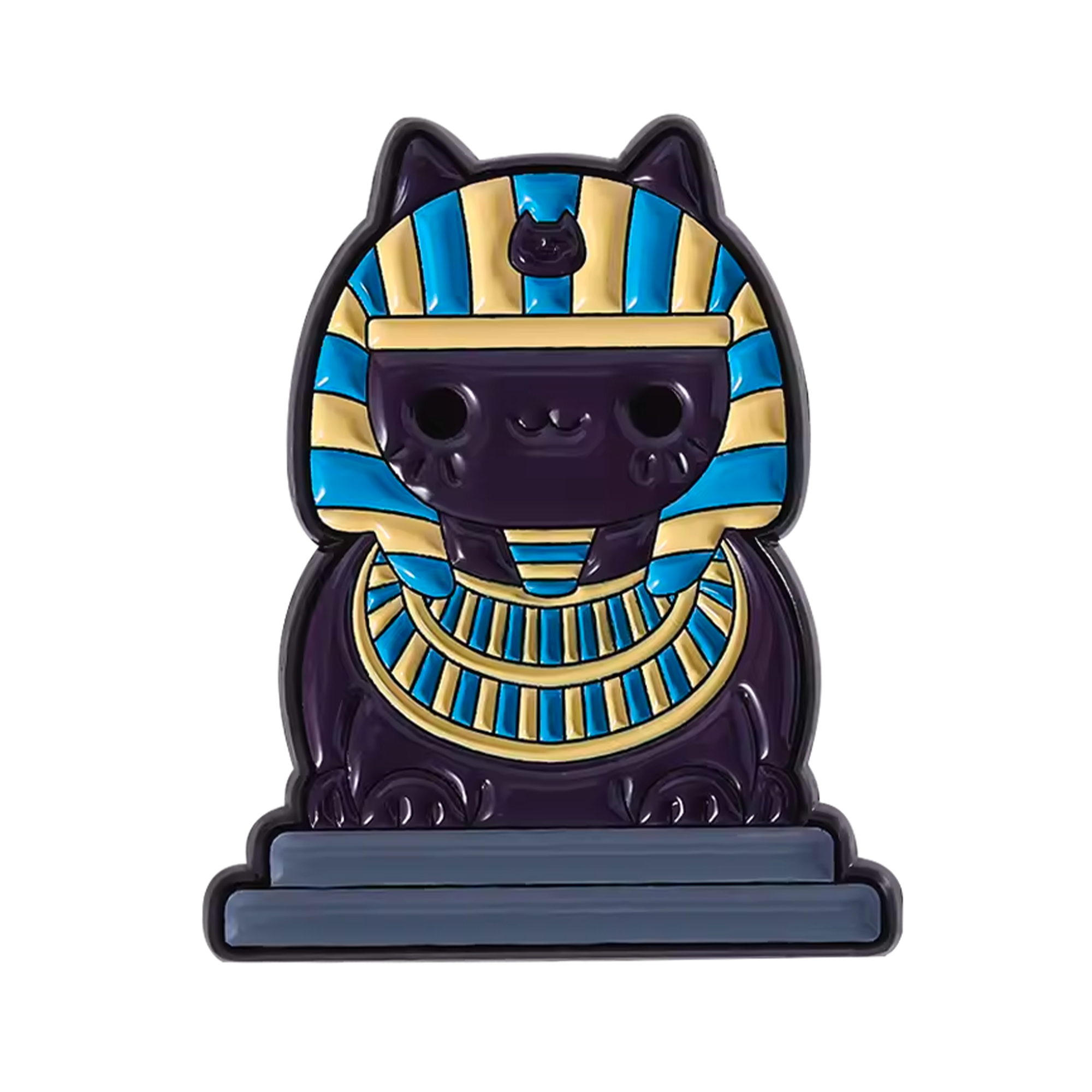 Pin divertido de gato Cleo de Egipto