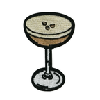 Espresso Martini Cocktail Alcohol Patch Iron On (5 x 7.5cm)