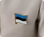 Estonia Flag Pin Badge