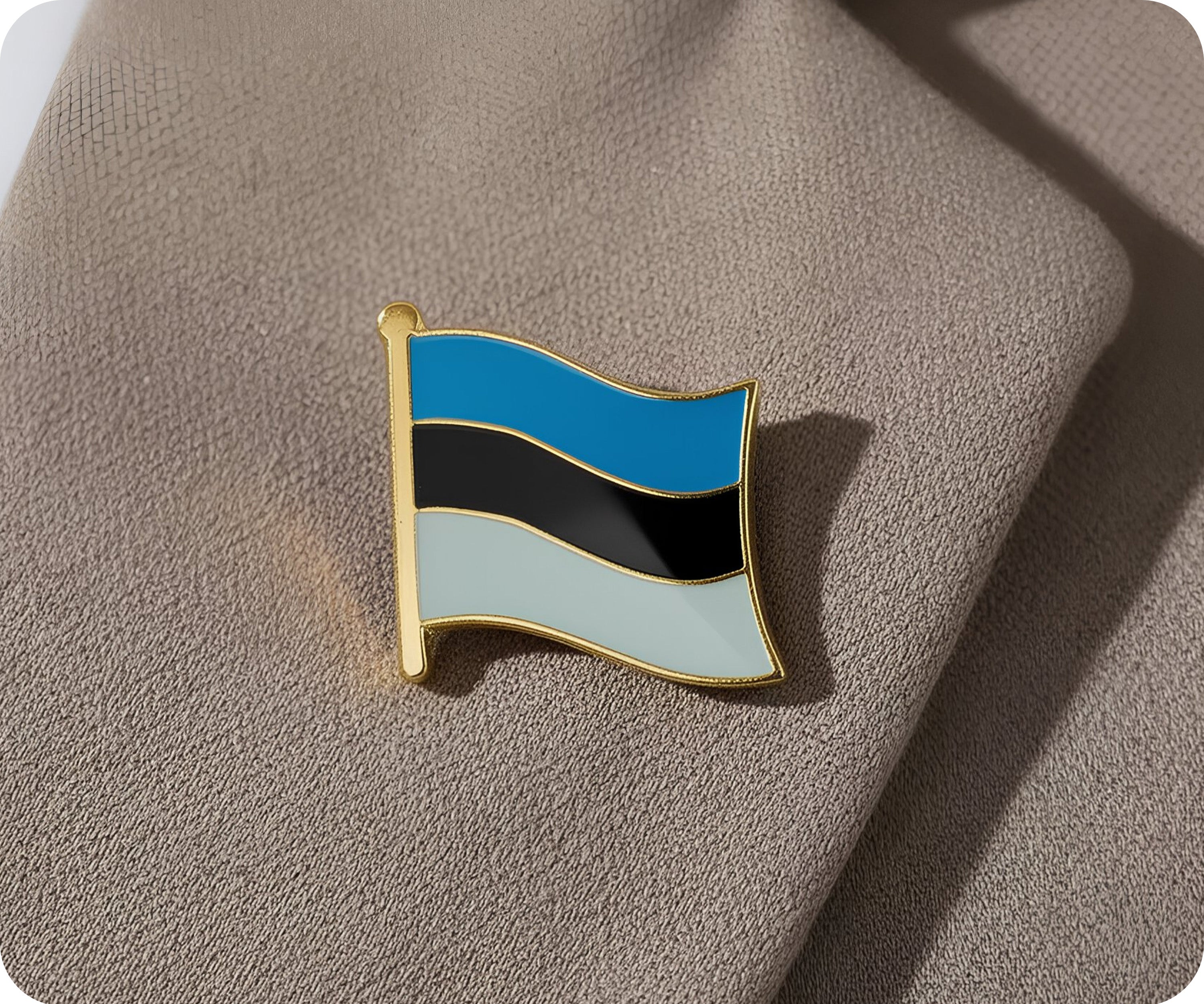 Estonia Flag Pin Badge