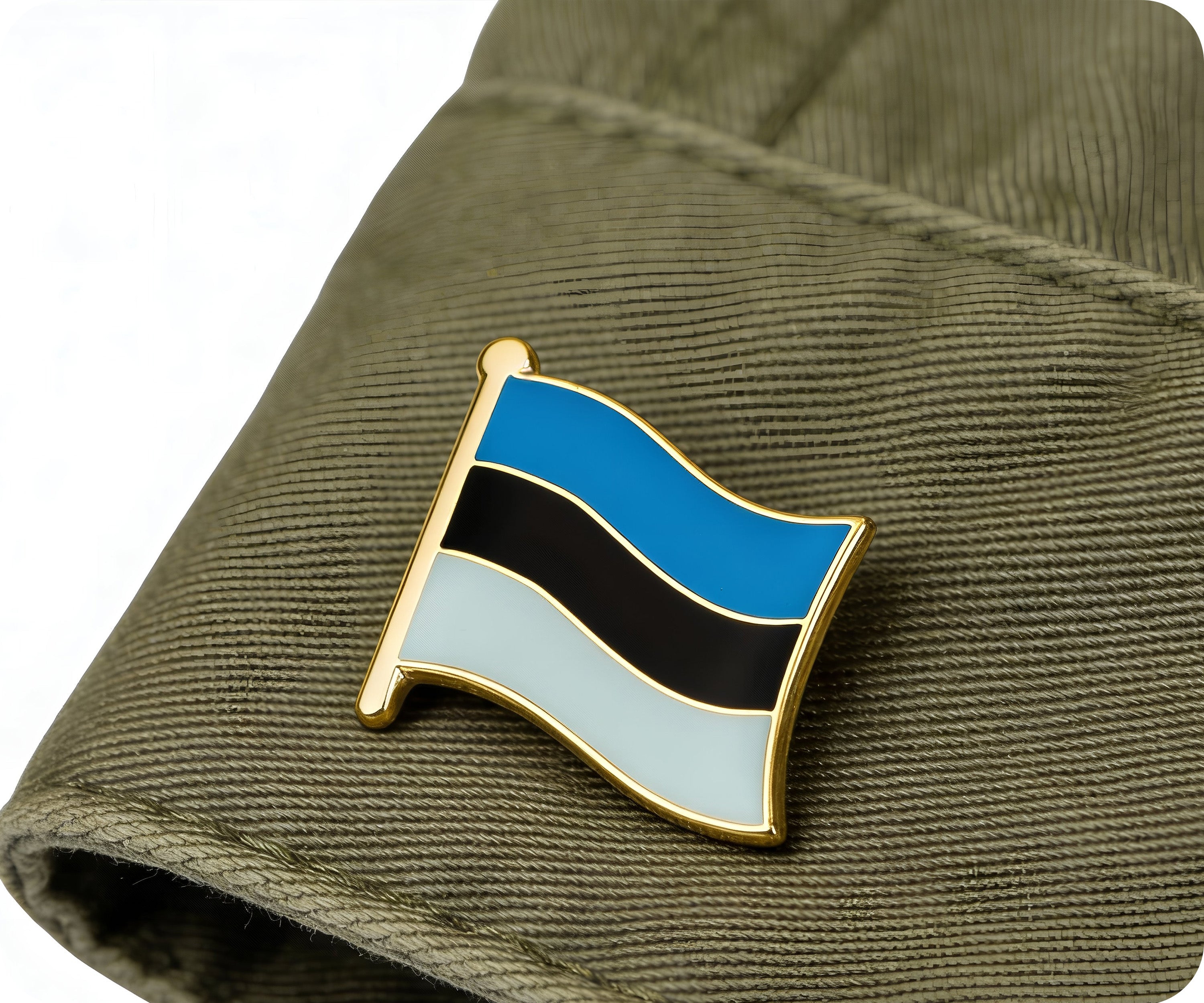 Estonia Flag Pin Badge