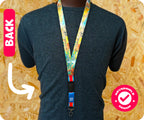 Eswatini Flag Lanyard