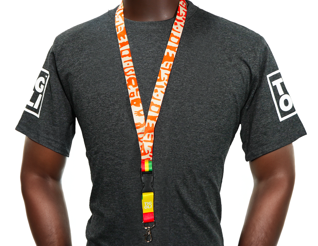 Ethiopia Flag Lanyard