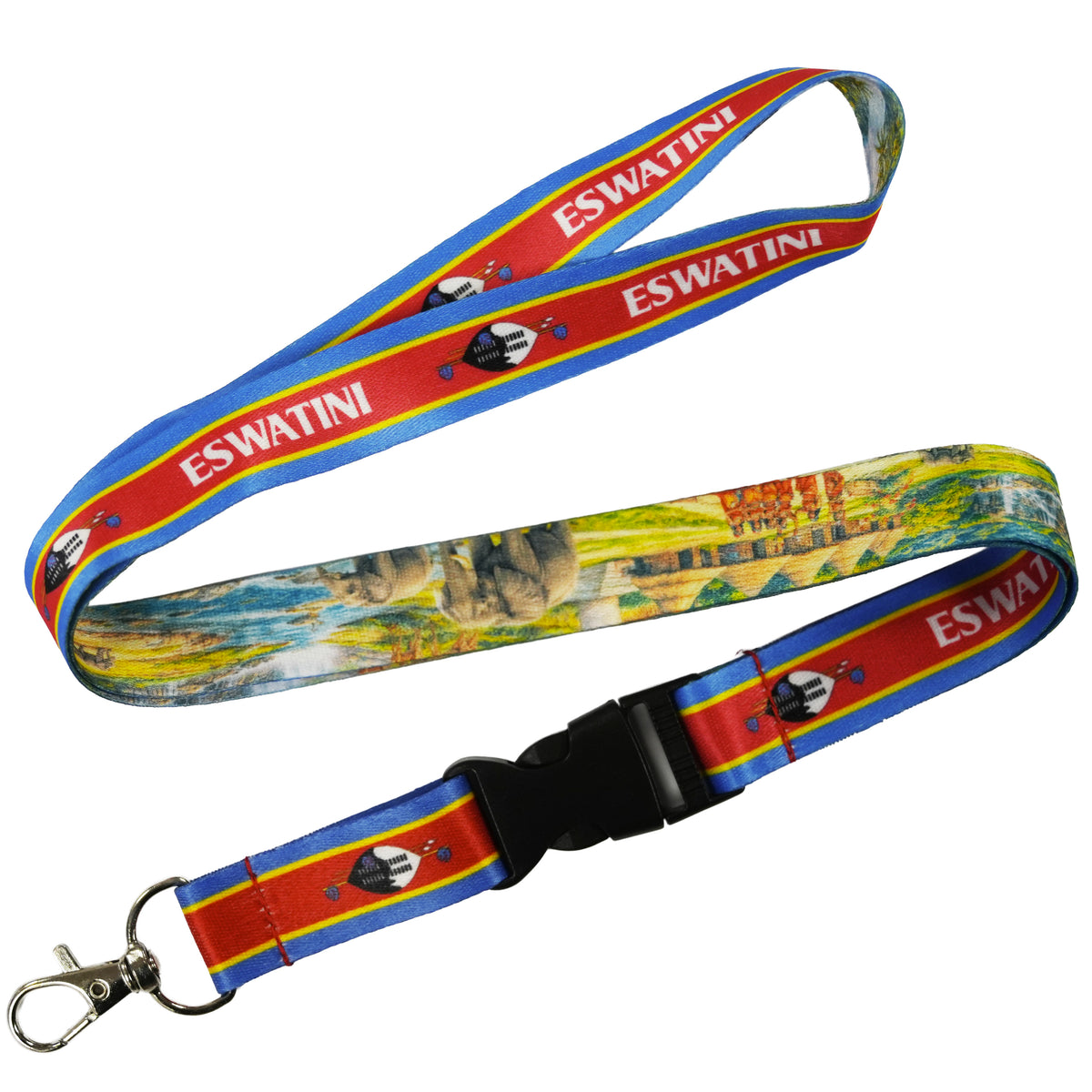 Eswatini Flag Lanyard Main image