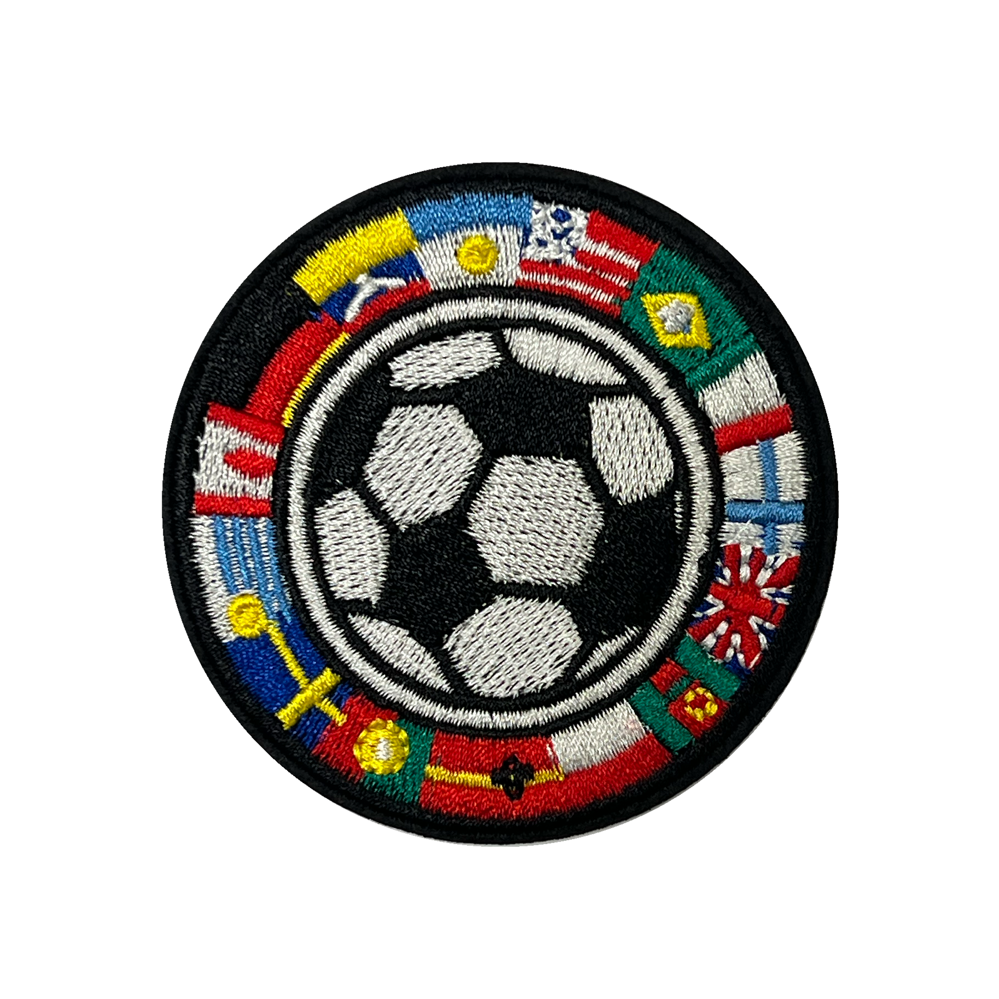 Football European Flags Embroidery Patch (7cm)