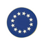 European Union EU Round Pin