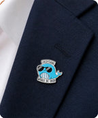 Everything Whale Be Okay Enamel Pin Badge