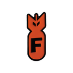 F Bomb Pin Badge