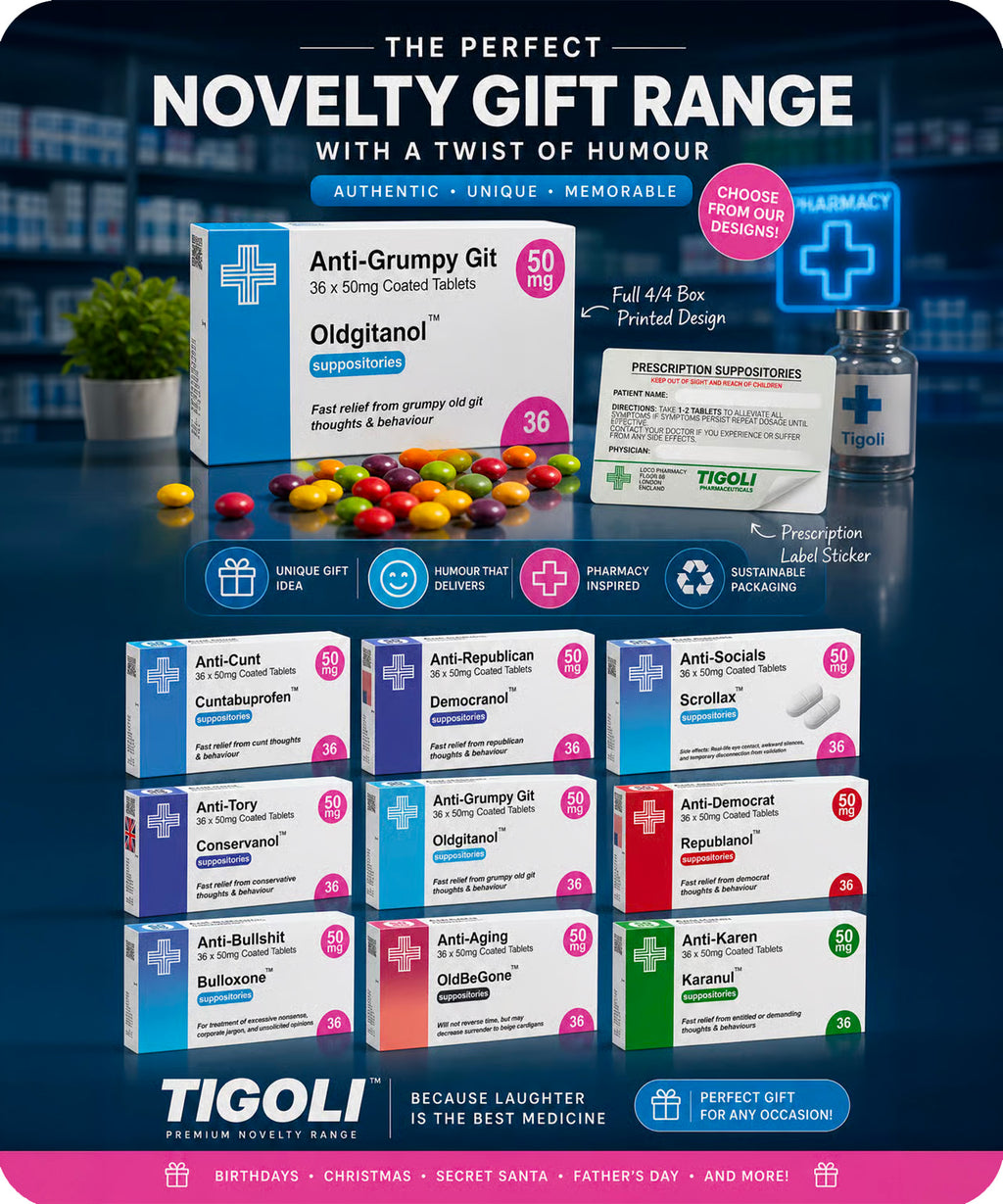 Anti-Racist Prescription Joke Sweets, 36g | Vegan & Vegetarian