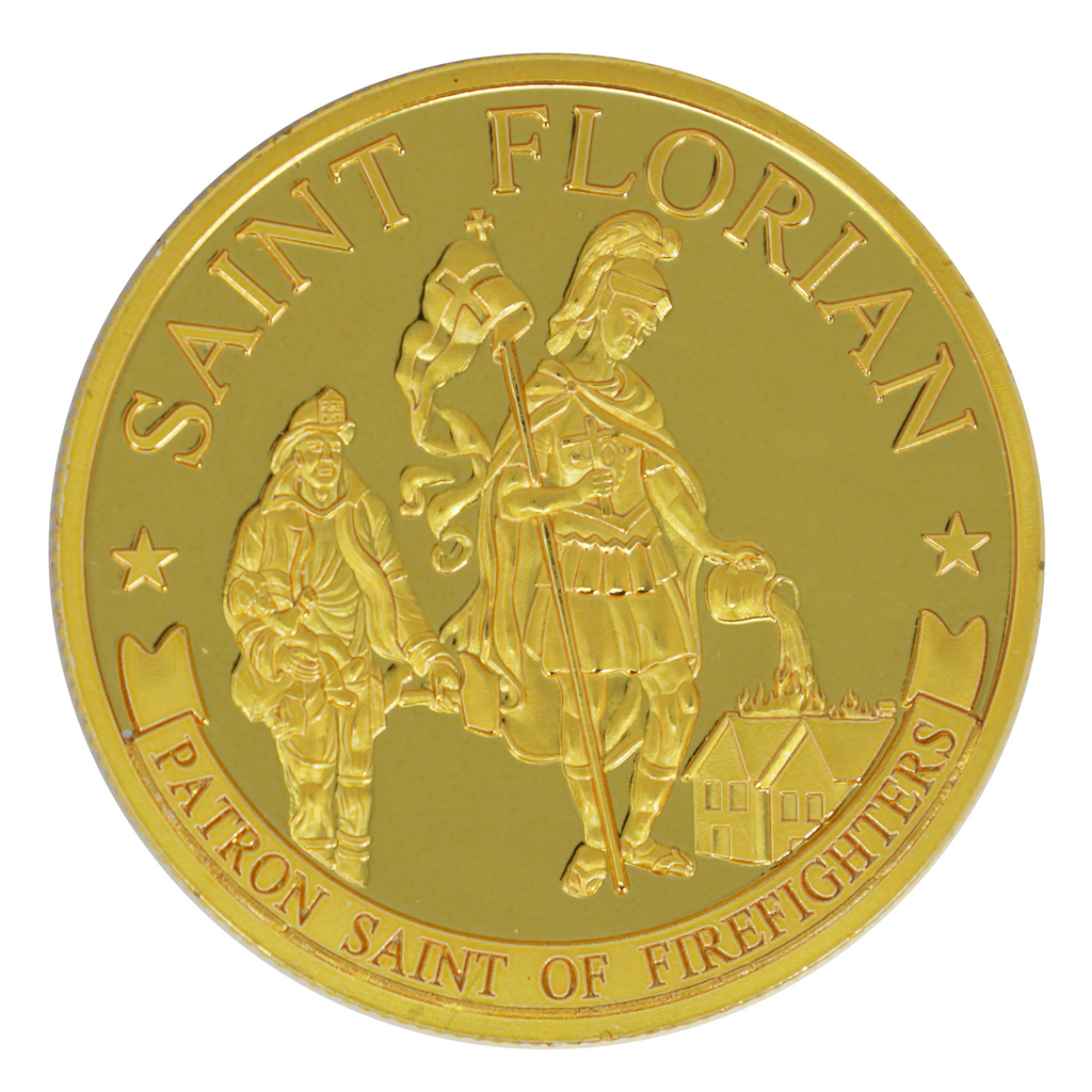 Saint Florian & Las Vegas Fire & Rescue Commemorative Coin