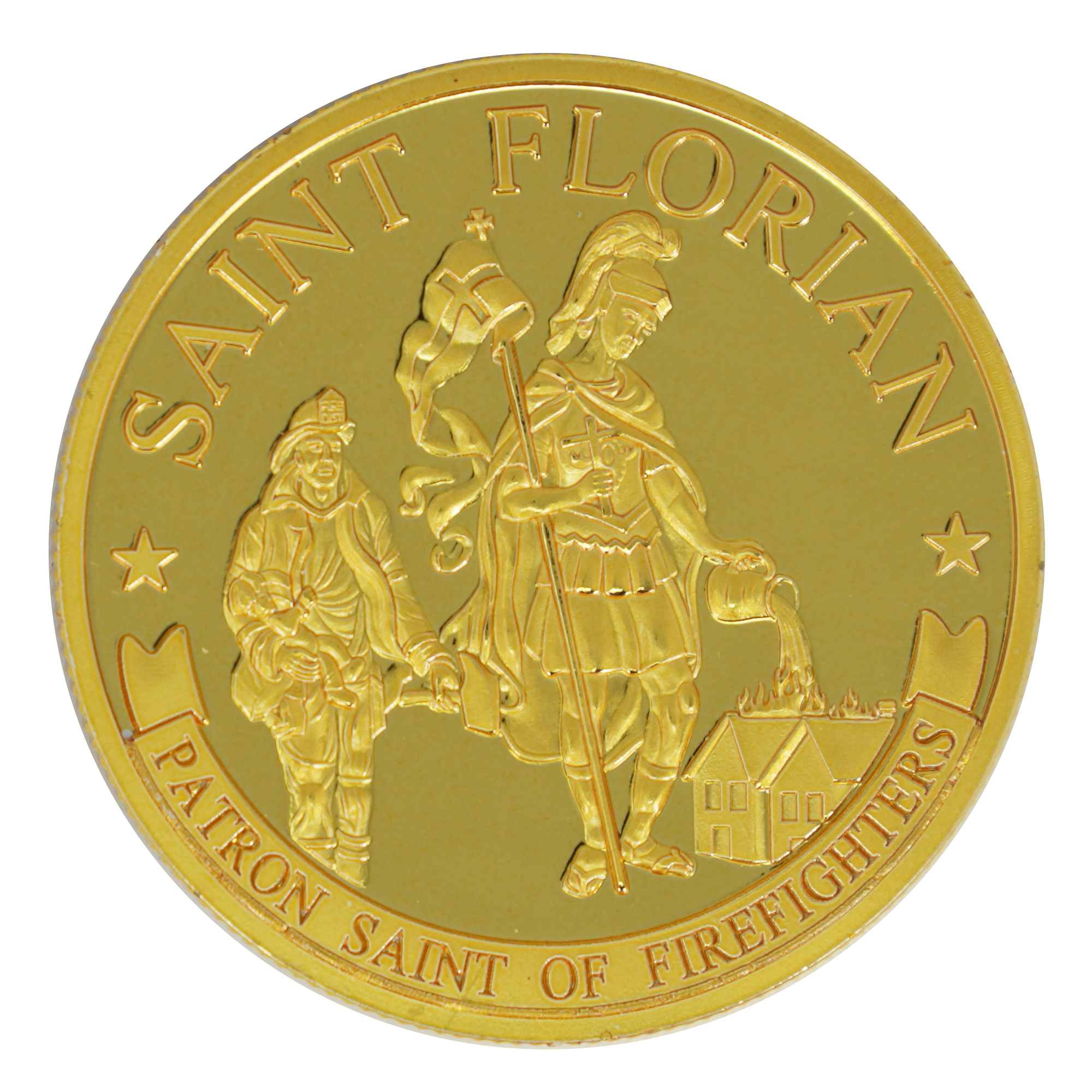 Saint Florian & Las Vegas Fire & Rescue Commemorative Coin