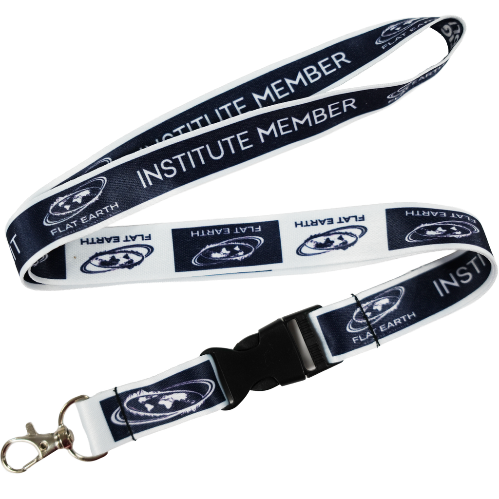 Flat Earth Institute Member Lanyard Keychain