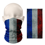 Bufanda Tubular con Bandera de Francia – Mascarilla Transpirable Cubrecuello Facial