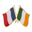 France & Ireland Friendship Pin Badge