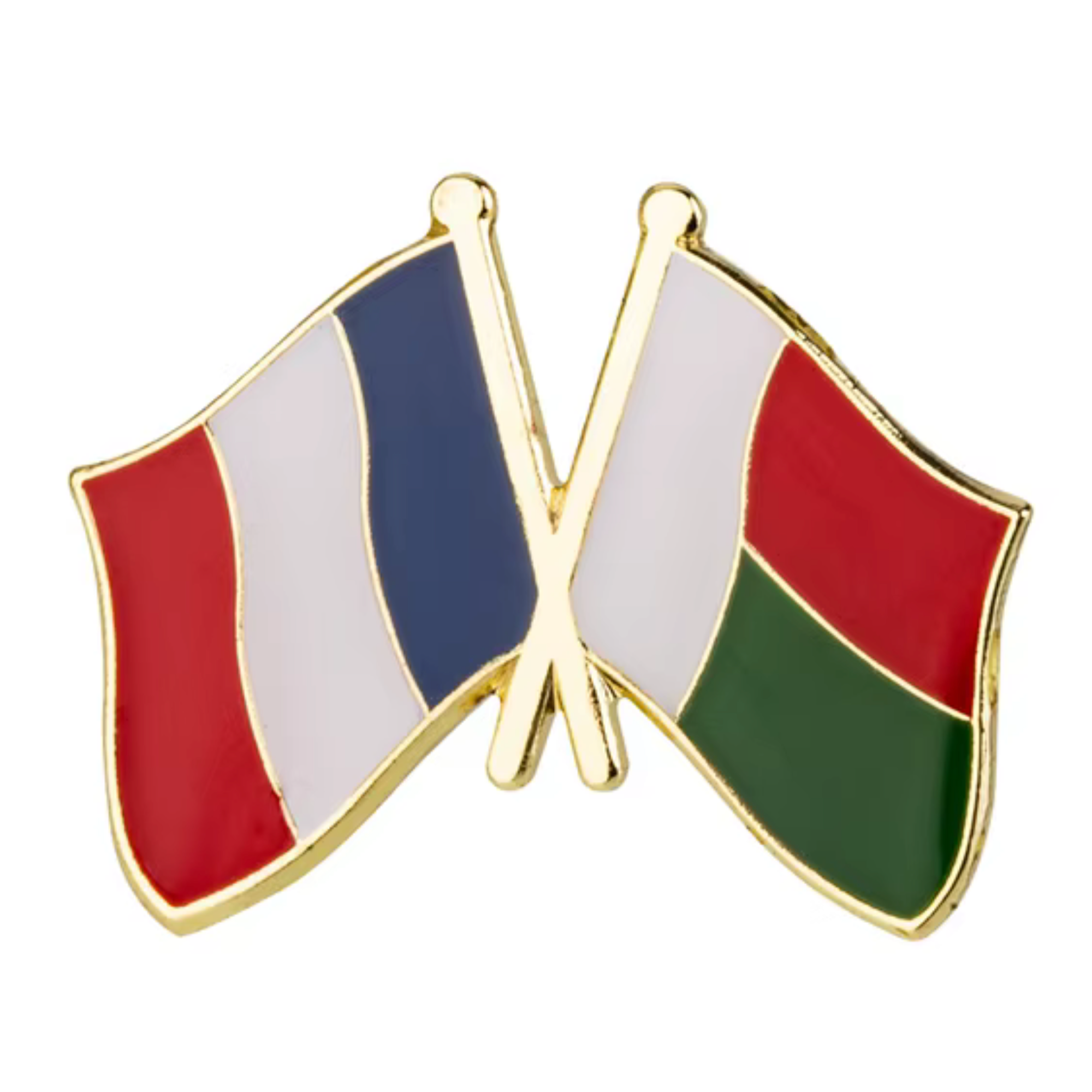 Insignia de pin de amistad Francia y Madagascar Imagen principal del producto