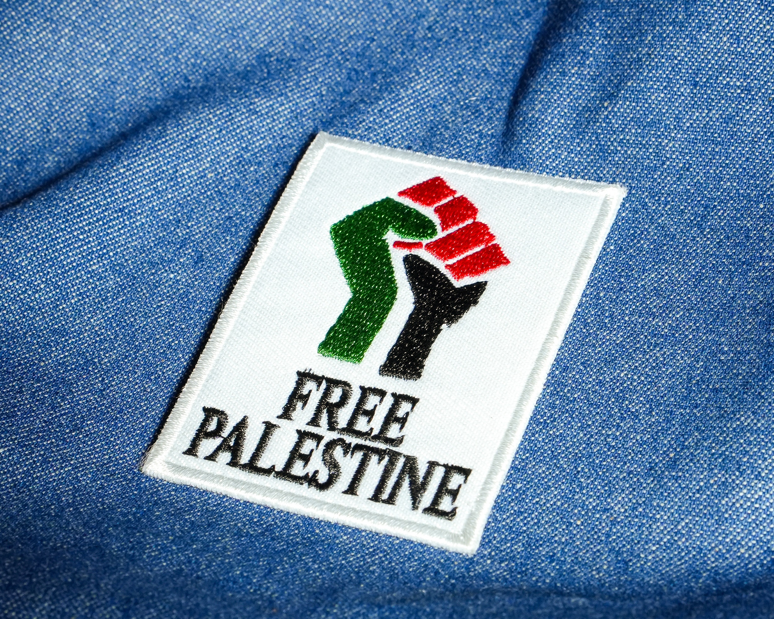 Parche bordado Palestina Libre (7 x 5 cm) Imagen secundaria del producto
