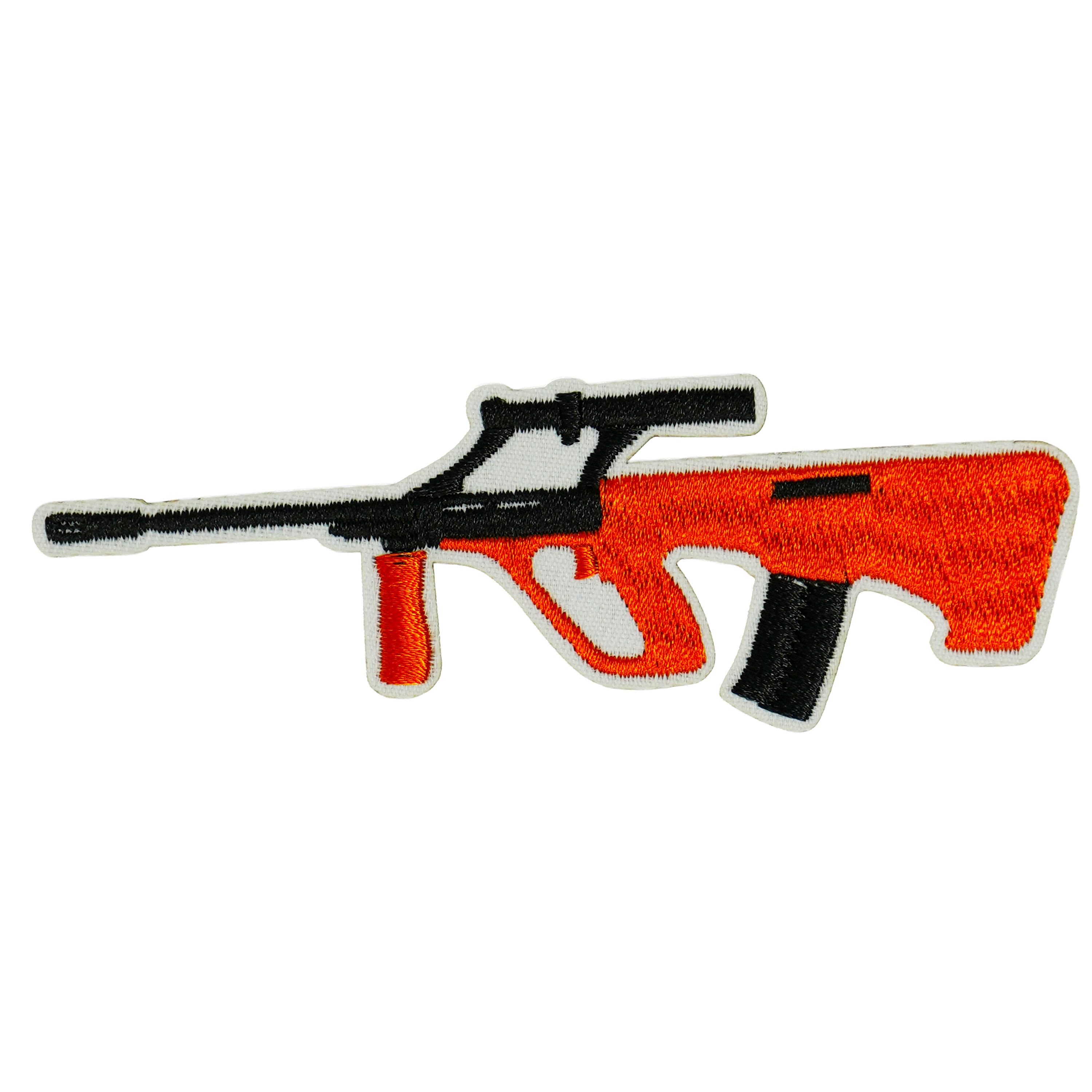 Steyr AUG HBAR Machine Gun Iron On Patch (11 x 3.5cm) Main image