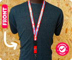 French Polynesia Lanyard