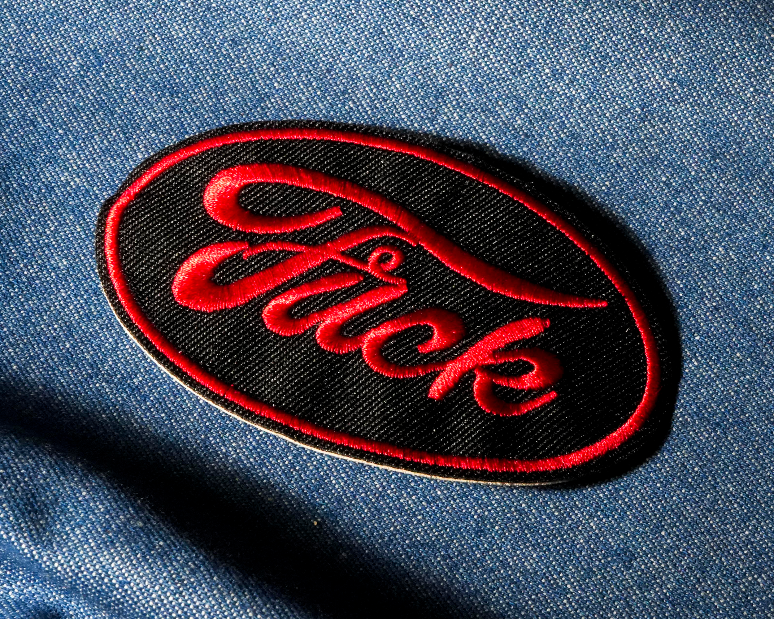 Fuck Slogan Patch Iron On (9 x 6cm) Secondary image