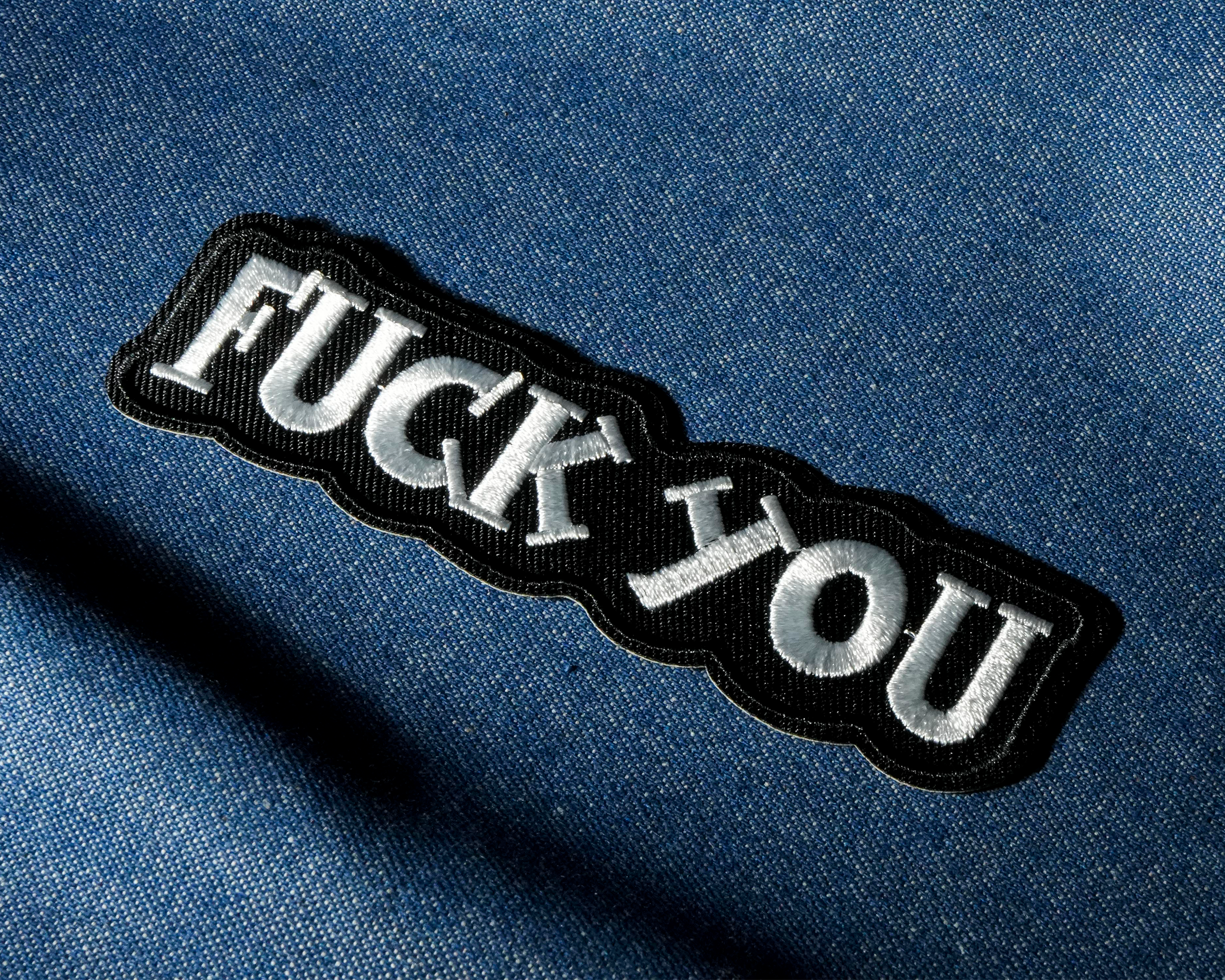 Fuck You Patch Iron On (11 x 3cm) Secondary image