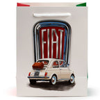 Bolsa de regalo Fiat 500 Retro Roja y Blanca