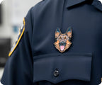 German Shepard Pin Badge