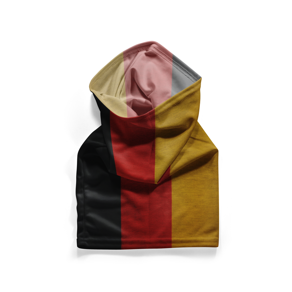 Snood con la bandera de Alemania – Mascarilla transpirable, braga para el cuello, cubrecara