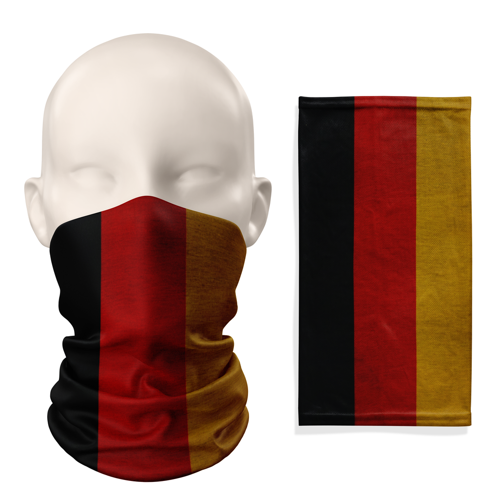 Snood con la bandera de Alemania – Mascarilla transpirable, braga para el cuello, cubrecara