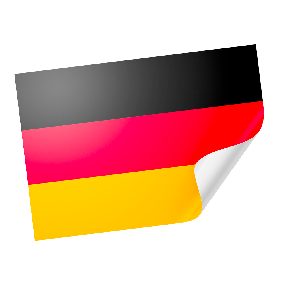 20 pegatinas de la bandera de Alemania Imagen principal del producto